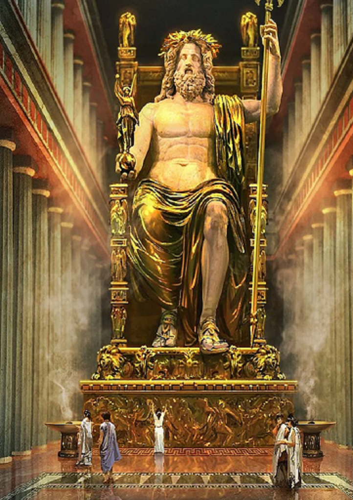 Posąg Zeusa w Olimpii